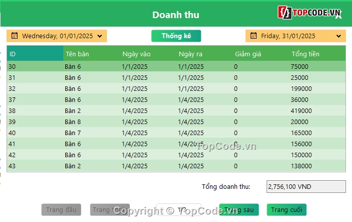 quản lý quán cà phê,Winforms,.NET,Đề án bài tập lớn,C#,Tích hợp QR